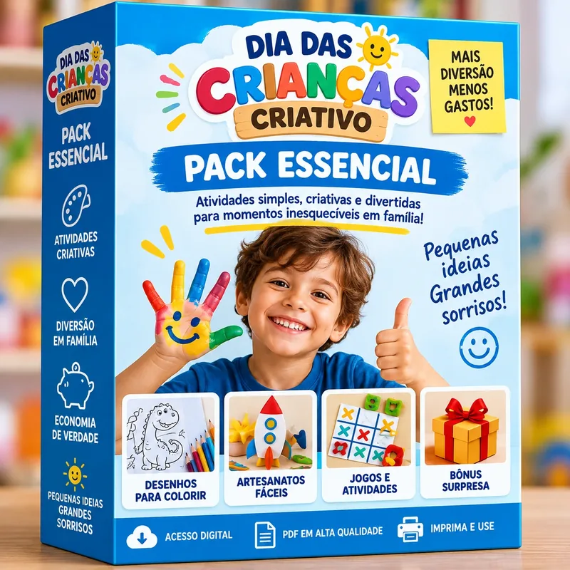 Pack Essencial - Dia das Crianças Criativo